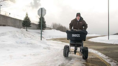 BOSS Poly Walk Behind Spreader