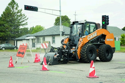 Case’s SV340 skid steer