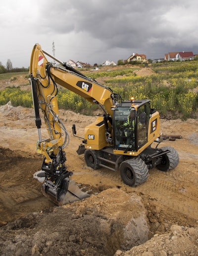 Cat’s M315F wheeled excavator
