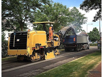 Wirtgen’s patent infringement complaint centers on Cat milling machines like the PM620 cold planer.