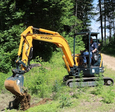 Hyundai’s R35Z-9A excavator