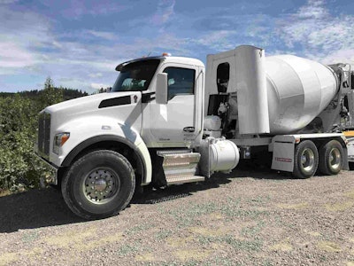 Kenworth White Mixer Cummins Westport Isl 2