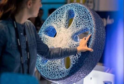 Michelin unveiled their concept tire in Montreal this summer at Movin’ On 2017, a three-day event covering the future of transportation technology.