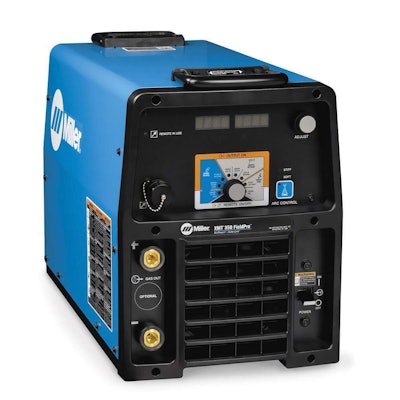 Paired with the XMT 350 Field Pro, Miller says, its ArcReach technology prevents the need for welders to manually make time-consuming changes.