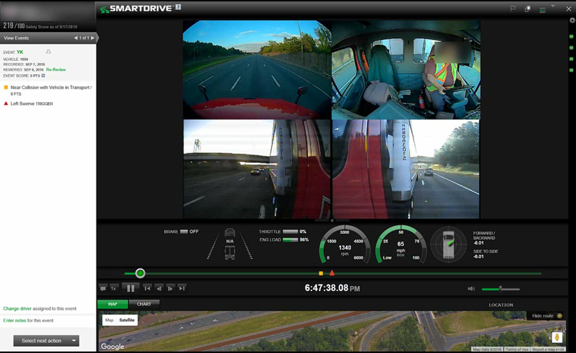 SmartDrive Near Collision with Vehicle 360