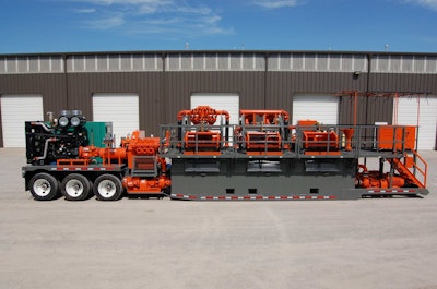 Tulsa Rig Iron’s MCS-1000 mud recycler