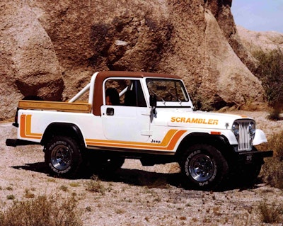 1982 Jeep CJ-8 Scrambler pickup