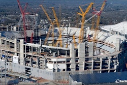 Atlanta Mercedes-Benz Stadium construction