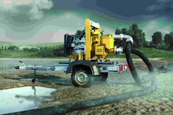 PAS dewatering pump open USA trailer application