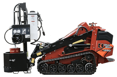 Utilicor creates the MTC100 attachment for Ditch Witch’s SK series compact skid steers.