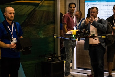 Intel Falcon 8 Inter Drone Cage Demo
