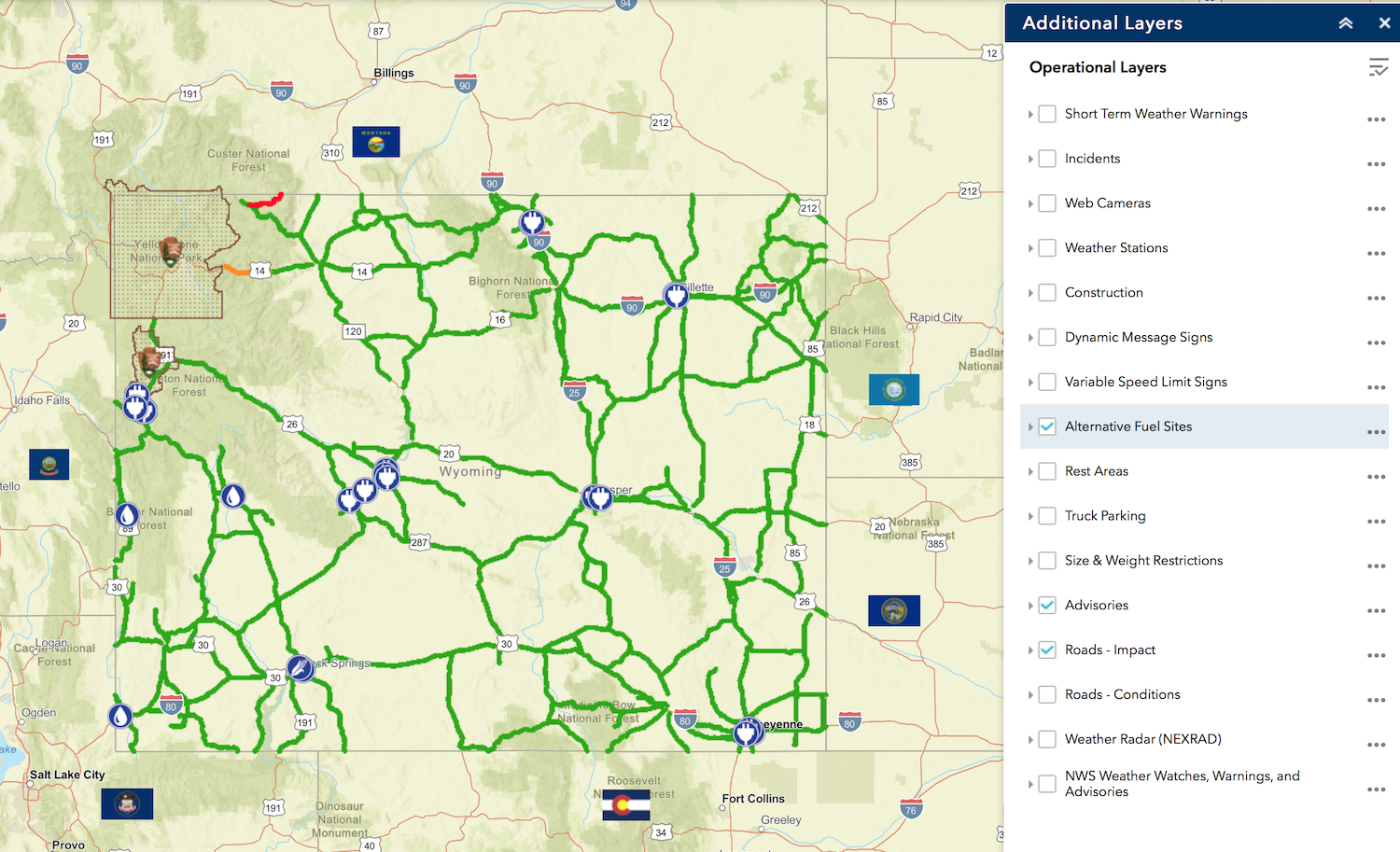 Wyoming maps out sites for alternative vehicle fueling Equipment World
