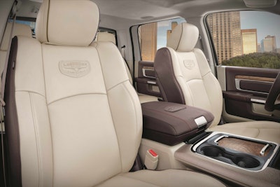 Ram Laramie Longhorn Southfork interior