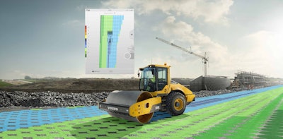 Produce more consistent, high quality compaction with Compact Assist. Maintaining consistent coverage is key to ensuring properly compacted surfaces. The Intelligent Compaction system provides real-time insight into the work using pass mapping, temperature mapping and CMV (Compaction Measurement Value) mapping, enabling the operator to eliminate any wasteful and damaging over-compaction, saving you time and money.