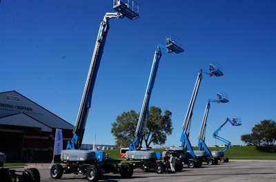 Genie is preparing for future ANSI standards with its XC lineup of aerial work platforms. Along with manufacturers, those same standards would affect rental dealerships and contractors. Photo by Don McLoud