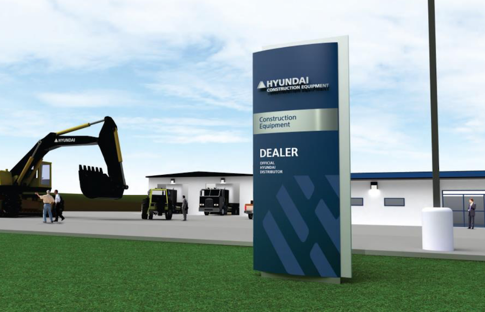Hyundai Construction Equipment Americas Dealer design