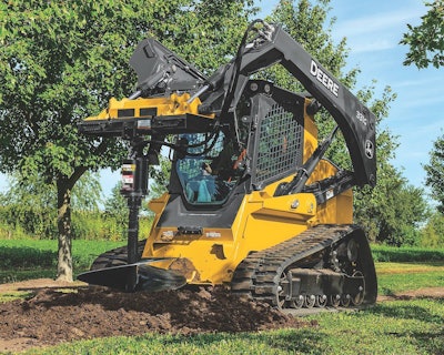 John Deere’s PA30B planetary auger attachment