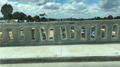 The arched windows on the New Braunfels Avenue Bridge didn’t turn out as expected. Source: TxDOT