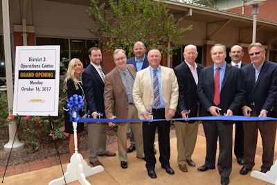 Officials celebrate the opening of the Georgia DOT’s new District Three Operations Center. Photo by GDOT