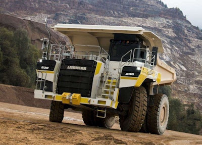Liebherr’s T236 mining truck.