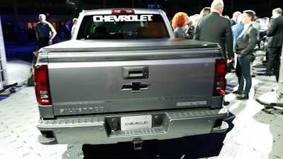 Silverado concept at SEMA. Jeff Gordon is on the right.