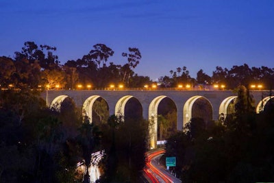 The Cabrillo Bridge in San Diego has been retrofitted to current earthquake standards. Source: Caltrans