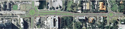 The Downtown-Bayfront Connection project involves replacing two intersections on U.S. 41 in Sarasota with roundabouts and other improvements. Source: Florida DOT