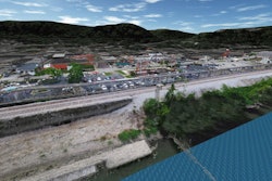 Google Maps image overlaid on Lidar data in the new 2018 P3D Topo