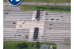 Hampton toll plaza on Blue Star Turnpike