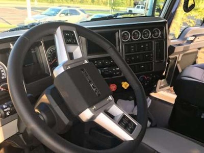 Mack Pinnacle Test Drive Steering Wheel