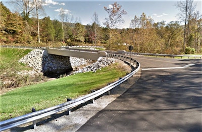 The newly dedicated Roger Lee Floyd Memorial Bridge. Photo: Google Maps