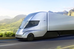 Tesla electric Semi on road