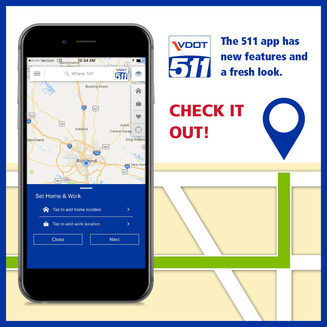 VDOT 511 app