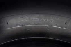 Yokohama dual marked tire-E2L1