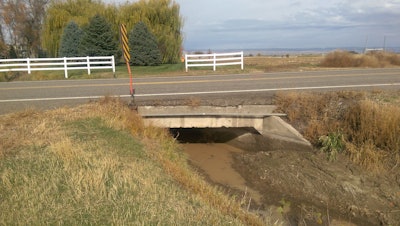 A $24.1 milion project will replace this bridge and three others on U.S. 26 for the South Gooding Main Canal in Idaho, just west of Gooding. Photo courtesy of Idaho Transportation Department.
