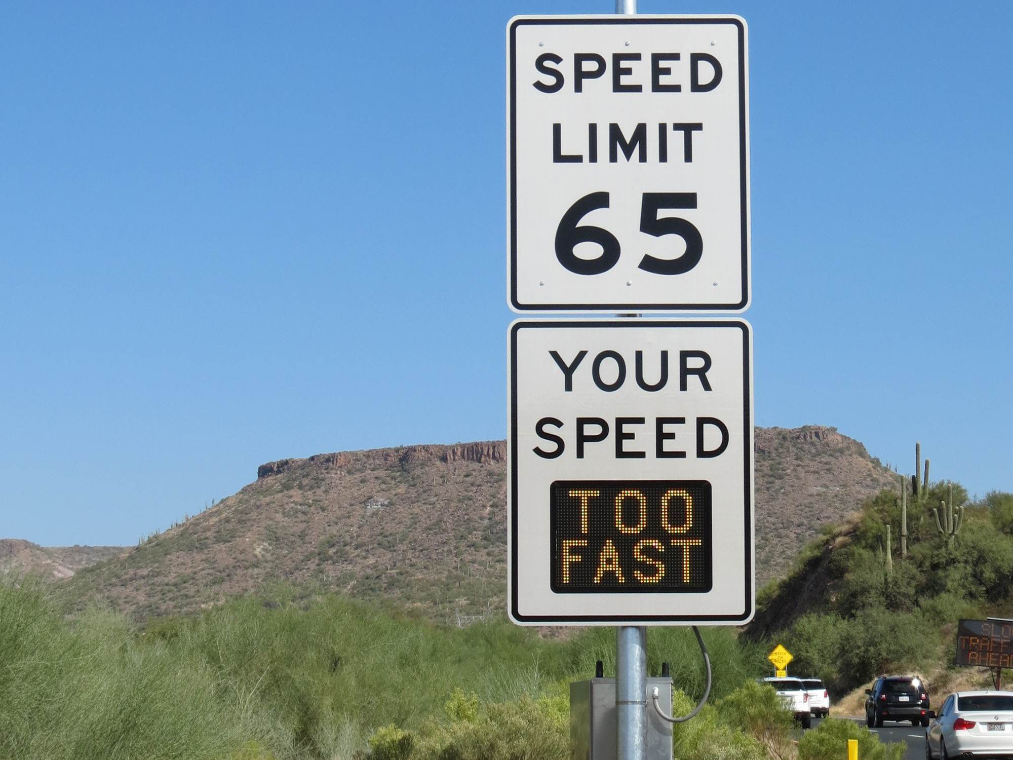 ADOT i-17northspeedfeedbacksignblackcanyoncityareaadotphotonov17a