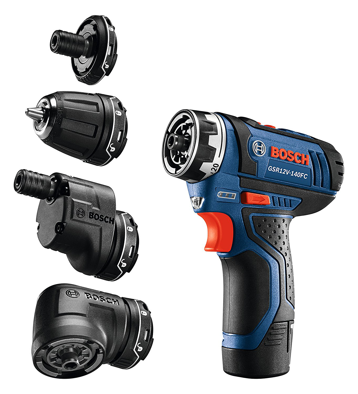 Bosch GSR12V-140FC FlexiClick 5-in-1 drill