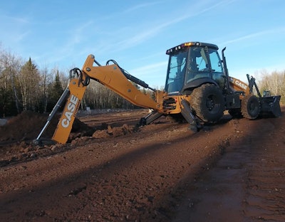 Case 580N WT backhoe.