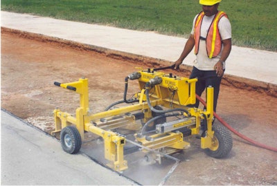 E-Z Drill Model 210B-2 on-grade concrete drill