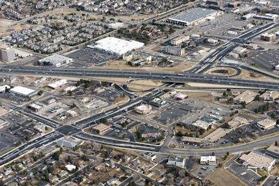 The new I-25 Arapahoe Road Interchange. Photo: Colorado DOT