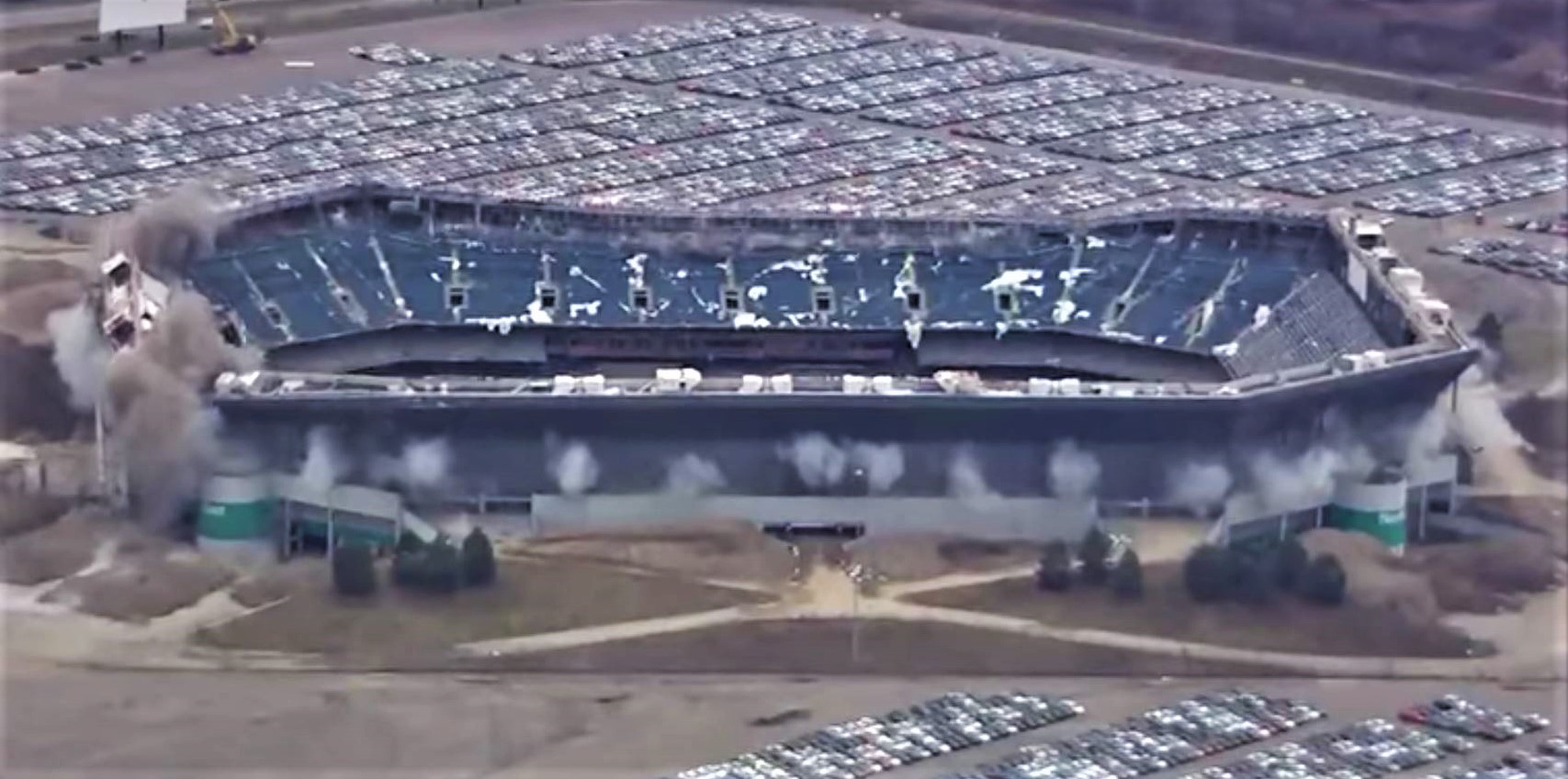 Silverdome implosion