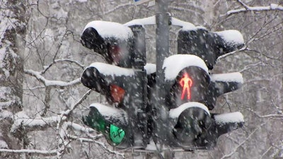 Traffic Signals Snow