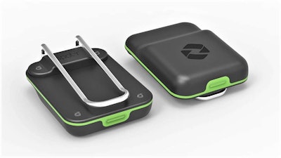 The Spot-r Clip is worn by and identifies the worker.