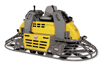 Wacker Neuron CRT60-74L 10-foot hydraulic ride-on trowel