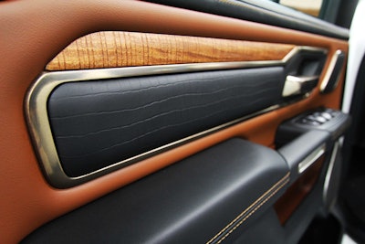 2019 Ram 1500 Laramie Longhorn – Interior Door Detail