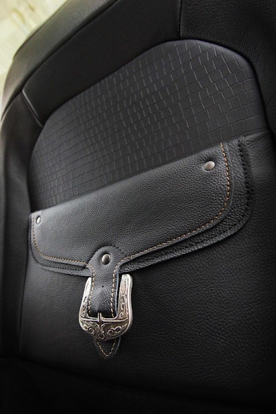 2019 Ram 1500 Laramie Longhorn – Seat Map Pocket Detail