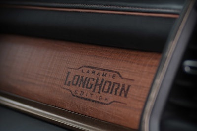 2019 Ram 1500 Laramie Longhorn – Wood and Wrapped Details