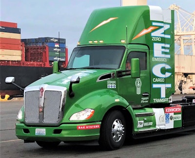 Kenworth T680 Zect Zero Emissions Cargo Transport