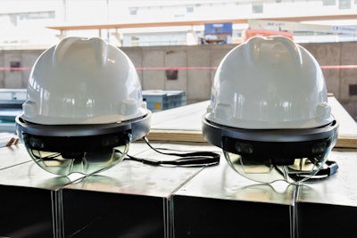 Trimble Connect Holo Lens Hard Hat 2