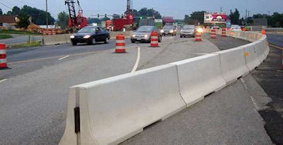 J-J Hooks temporary barrier.